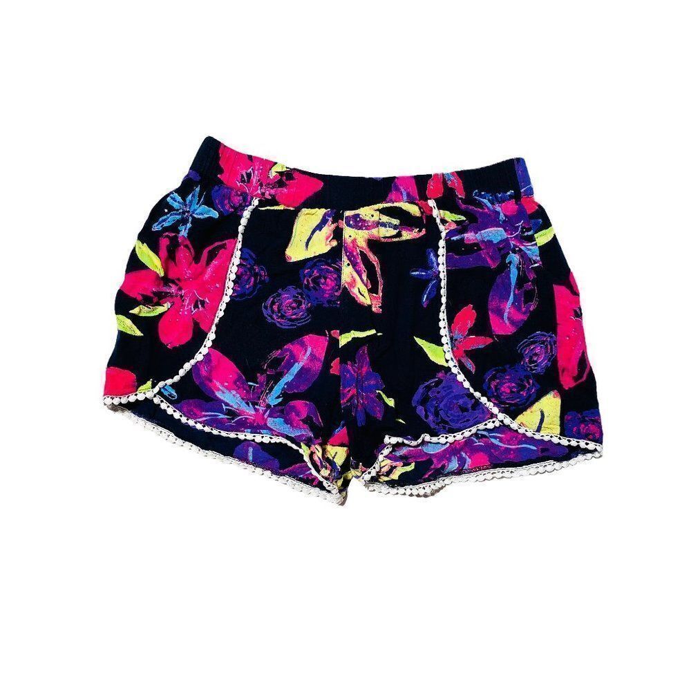 JESSICA Simpson Girl's Tropical Print Boho Shorts